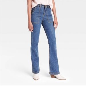 NWT Knox Rose High-Rise Anywhere Flare Jeans